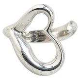 ティファニー ペレッティ オープンハート リング 指輪 SV925 シルバー レディース TIFFANY&Co. 【中古】